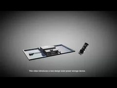 新デザイン！ソーラーパネル街路灯の設置プロセス。