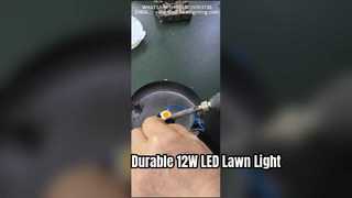 公園や道路で使用されるダイカストアルミニウムハウジングを備えた12W LED芝生ライト。