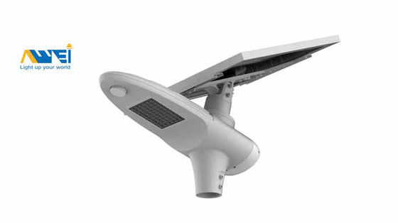 防水 IP65 オート 密度制御 統合 太陽光 LED ストリートライト 40-120W 7 雨の日